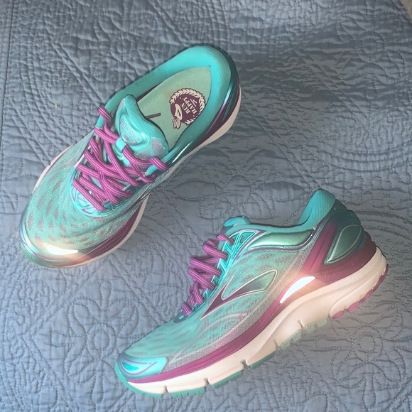 BROOKS Transcend 3 guide rails super DNA athletic shoes Size 7 - Picture 2 of 11
